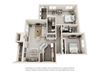 The Lakehouse Apartments The Loch House 3D Floor Plan The Lakehouse Apartments The Loch House 3D Floor Plan
